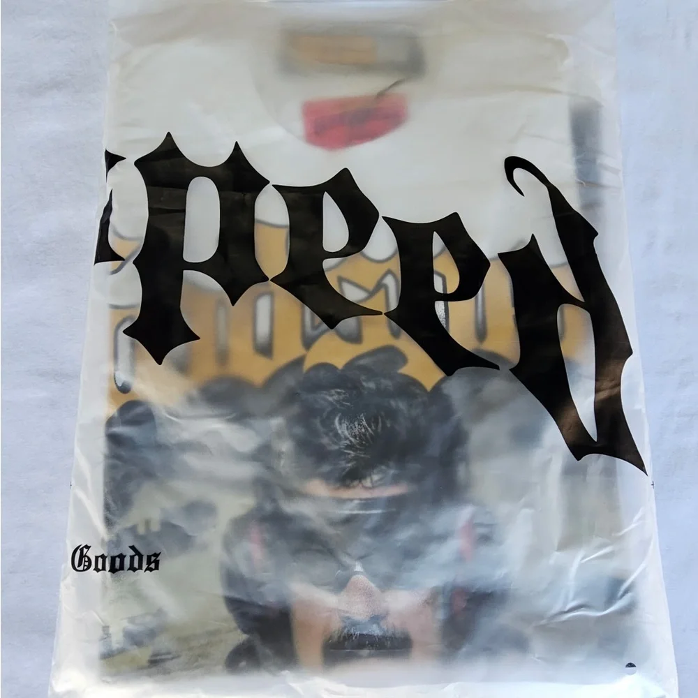 Godspeed Mission Complete White Graphic Crewneck T-Shirt - Picture 7 of 7